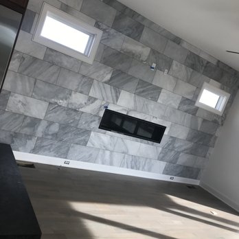 B2 Tile Design & Installation - Chimney Wall - Flooring Near Me B2 Tile Design & Installation - Chimney Wall - Flooring Near Me