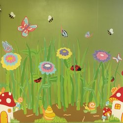 The Children's Garden - Infant room mural.