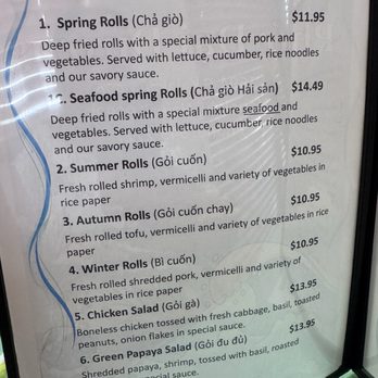 Ocean Pho - Appetizer menu - Vietnamese Near Me - Honolulu, Hawaii