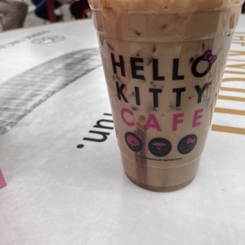 Hello Kitty Cafe - Zebra Latte - Desserts Near Me - Las Vegas, Nevada Hello Kitty Cafe - Zebra Latte - Desserts Near Me - Las Vegas, Nevada