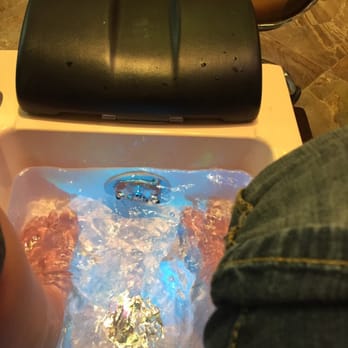 Angel Nail and Spa - Deluxe pedi includes hot water spa , leg/foot rubbing, lotion and exfoliating. Feels great, then of course your actual pedicure - Nail Salons Near Me - Auburndale, Florida