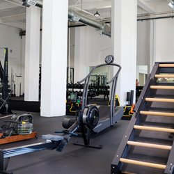 Function Fitness - Cardio equipment including; row machines, Jacobs ladder, Skihur, and Woodway curved treadmill