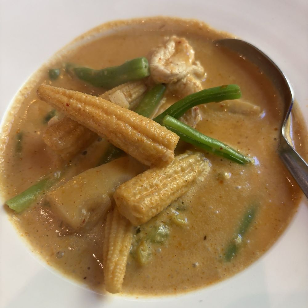 Chicken red curry