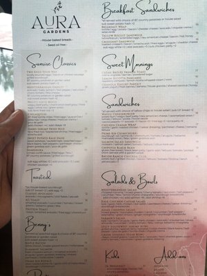 Menu photo 1 Aura Gardens Carlsbad, CA