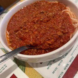 Lentini's - Pasta with meat sauce