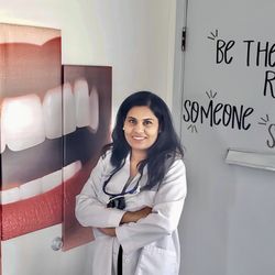 Priyanka Saxena, DDS  - Sparkling Smile Dental - Dr. Saxena with her motto!
