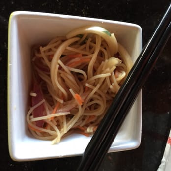 Take Sushi - They give you a little bowl of Sesame Noodles almost an Amuse Bouche size but SO good! Just big enough to get you addicted. - Sushi Bars Near Me - Pompano Beach, Florida Take Sushi - They give you a little bowl of Sesame Noodles almost an Amuse Bouche size but SO good! Just big enough to get you addicted. - Sushi Bars Near Me - Pompano Beach, Florida