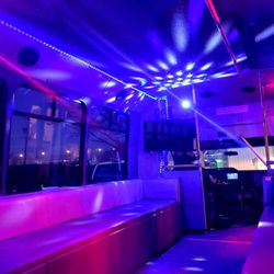 Sufu Cruise - Interior pic of one of our party buses.