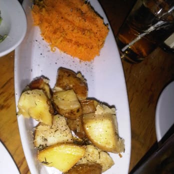Gio Rana's Really Really Nice Restaurant - Sweet potato mash w/ brown butter & Roast yukon gold potatoes w/ onion and garlic - Italian Near Me - Toronto, Ontario