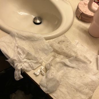 Harbor Lite Lodge - Wipes with dead ants all over them - Hotels Near Me - Fort Bragg, California