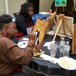 Brush Up Wine Down Creative Canvas Paint Parties