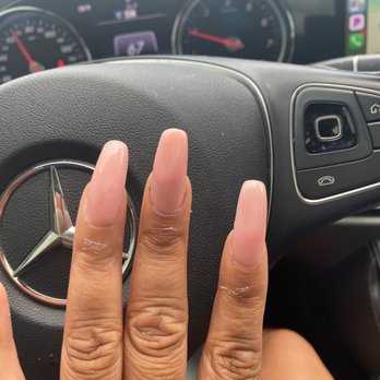 Couture Nails - Brand new tapered/coffin set. These look like an oval set to me - Nail Salons Near Me - Lake Saint Louis, Missouri