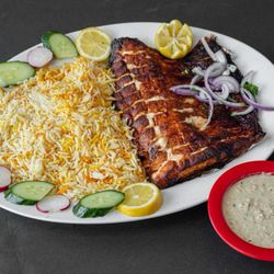 Sheeba Restaurant - Baked Salmon Fillet