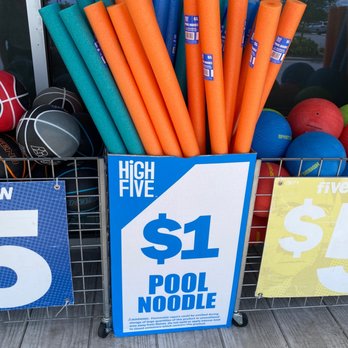5 below pool noodles