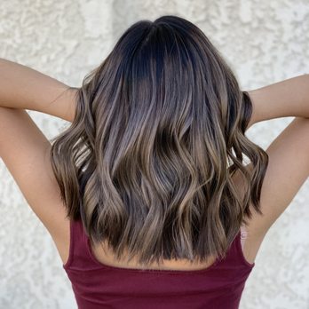 Bebe Salon - After :) Ash brown balayage by Nikki - Hair Stylists Near Me - Garden Grove, California