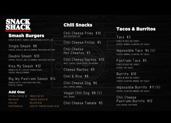 Menu photo 4 Snack Shack Gardena, CA Menu photo 4 Snack Shack Gardena, CA