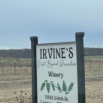 Irvine's Just Beyond Paradise - Wine Tasting Room Near Me - Lawrence, Kansas Irvine's Just Beyond Paradise - Wine Tasting Room Near Me - Lawrence, Kansas