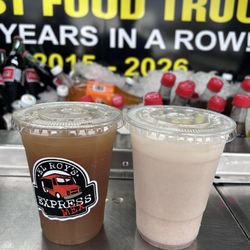 El Roy’s Express Mex - Tamarind and Horchata drinks