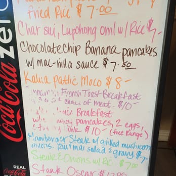 808 Grindz Cafe - specials list - Cafes Near Me - Lahaina, Hawaii