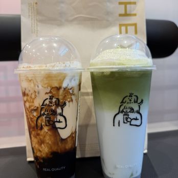 HEYTEA Houston Galleria - Supreme Brown Sugar Bobo Milk, Oat Matcha Bobo - Tea Rooms Near Me - Houston, Texas HEYTEA Houston Galleria - Supreme Brown Sugar Bobo Milk, Oat Matcha Bobo - Tea Rooms Near Me - Houston, Texas