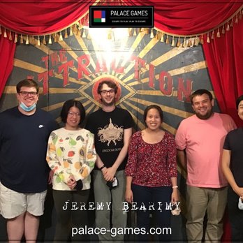 Palace Games - We did it! (We had masks on the whole time except the minute we took this picture.) - Escape Games Near Me - San Francisco, California