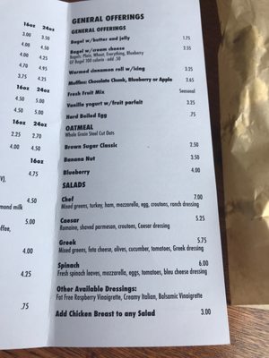 Menu photo 2 Erie Island Coffee Company Elyria, OH