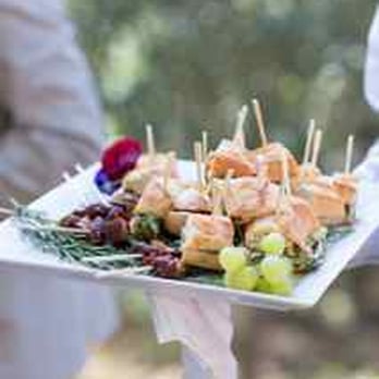 Island View Catering - Some hand-passed hors d'eourves. Mini caprese sliders. - Caterers Near Me Island View Catering - Some hand-passed hors d'eourves. Mini caprese sliders. - Caterers Near Me