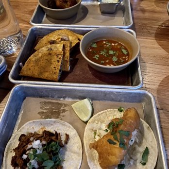 Bartaco Mosaic - Duck Quesadilla, Plantains, Baja Fish Taco - Tacos Near Me - Fairfax, Virginia Bartaco Mosaic - Duck Quesadilla, Plantains, Baja Fish Taco - Tacos Near Me - Fairfax, Virginia