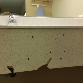 GuestHouse St. Joseph - Dump! Busted faucet, Gouged vanity. Missing drawer handle. No screen. - Hotels Near Me - St. Joseph, Missouri GuestHouse St. Joseph - Dump! Busted faucet, Gouged vanity. Missing drawer handle. No screen. - Hotels Near Me - St. Joseph, Missouri