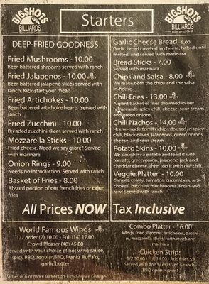 Menu photo 7 Bigshots Billiards Bar & Grill Lake Forest, CA Menu photo 7 Bigshots Billiards Bar & Grill Lake Forest, CA