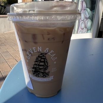 Seven Seas Roasting - Honey lavender latte with oatmilk - Coffee Roasteries Near Me - Solana Beach, California Seven Seas Roasting - Honey lavender latte with oatmilk - Coffee Roasteries Near Me - Solana Beach, California