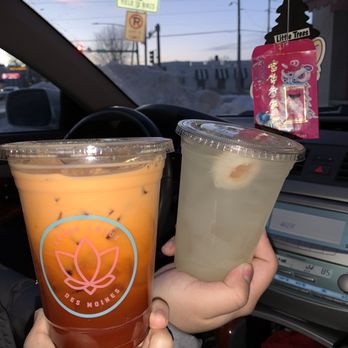 Lucky Lotus - Thai Tea with half and half & Lychee Lemonade - Thai Near Me - Des Moines, Iowa Lucky Lotus - Thai Tea with half and half & Lychee Lemonade - Thai Near Me - Des Moines, Iowa