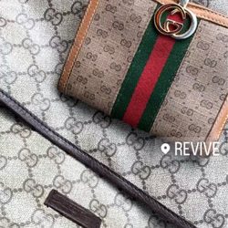 Revive Consignment - Gucci crossbody and 1980s Gucci wallet Total cost: $350