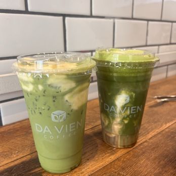 Da Vien Coffee - Banana pudding matcha 10000/10  Dirty matcha 8/10 on the bitter side not very matcha heavy - Coffee & Tea Near Me - Anaheim, California