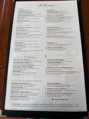 Menu photo 3 Il Fornaio Coronado, CA