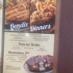 The Bendix Cafe - Menu