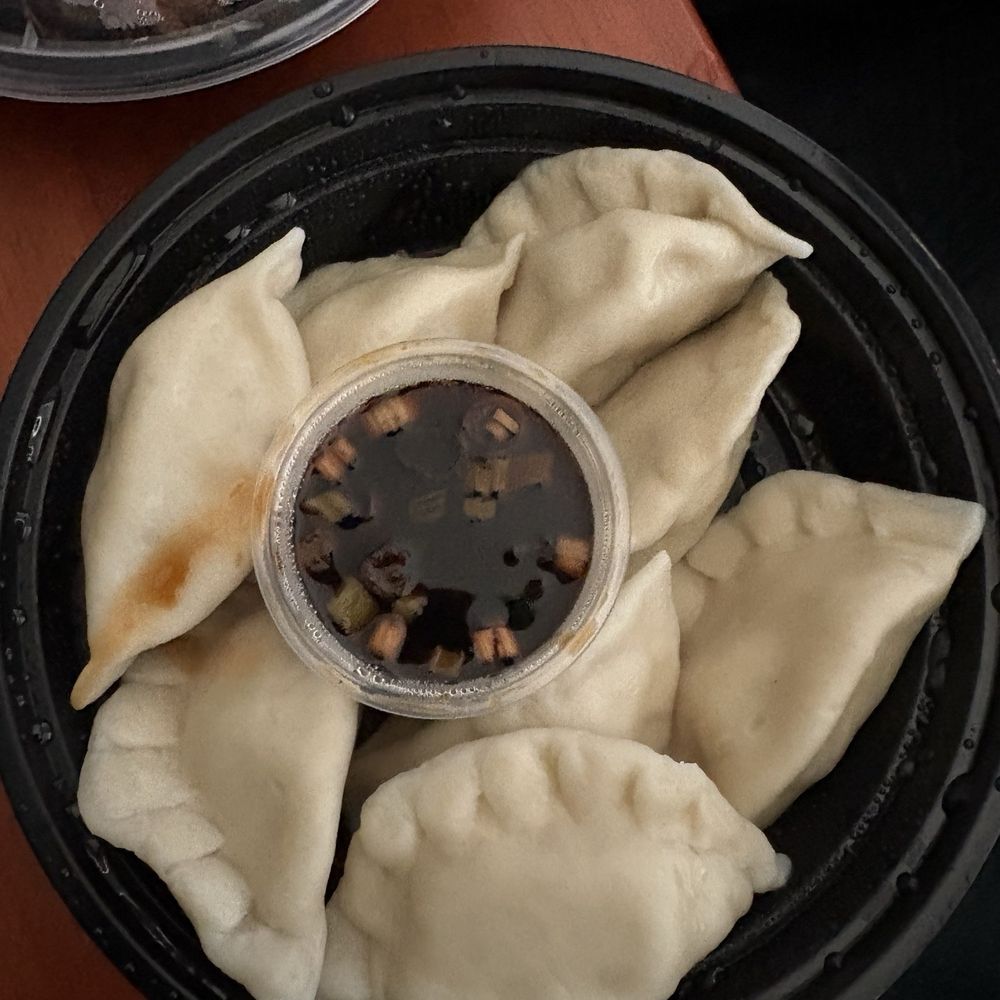 Yum May - Steamed pork dumplings - Chinese Near Me - Bayport, New York Yum May - Steamed pork dumplings - Chinese Near Me - Bayport, New York