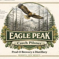 Prod-O Brewery & Distillery - New beer from Prod-O Brewery & Distillery.  Nice crisp clean Czech Pilsner, "Eagle Peak".