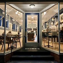The front of the restaurant