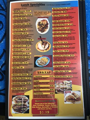 Menu photo 7 Rosita's 2 Mexican Indianapolis, IN