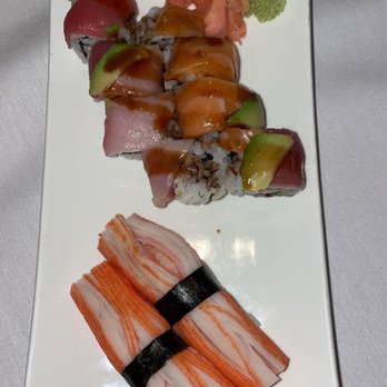 PIER 22 - Rainbow Roll and Crabstick Nigiri - New American Near Me - Bradenton, Florida
