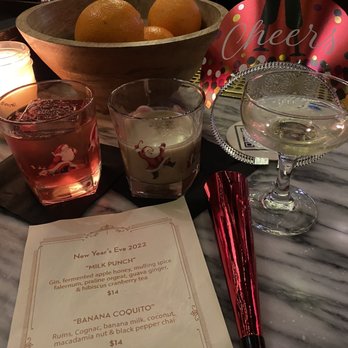 The Courtesy - Milk punch and banana coquito plus champagne - Cocktail Bars Near Me - Winter Park, Florida