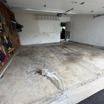 Iron Garage Coatings - Before - Flooring Near Me - Arlington, Virginia Iron Garage Coatings - Before - Flooring Near Me - Arlington, Virginia