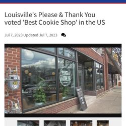 Please & Thank You - River - Article for #1 CHOCOLATE CHIP COOKIE in the US!