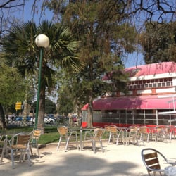 Terraza en primavera