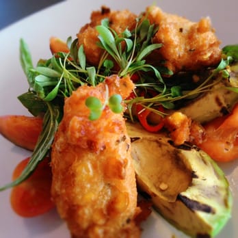 Billy Kart Kitchen - Crispy corn fritters $18 - Restaurants Near Me - Brisbane, QLD Billy Kart Kitchen - Crispy corn fritters $18 - Restaurants Near Me - Brisbane, QLD