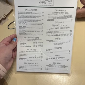 Sally Mae's Kitchen - Menu - Southern Near Me - Brooklet, Georgia Sally Mae's Kitchen - Menu - Southern Near Me - Brooklet, Georgia