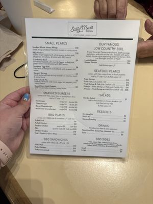 Menu photo 2 Sally Mae's Kitchen Brooklet, GA Menu photo 2 Sally Mae's Kitchen Brooklet, GA