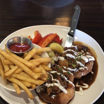Dublin Crossing Irish Pub - My Stuffed Yorkshire Pudding was teeming with soft Prime Rib Roast! - Irish Near Me - Surrey, British Columbia Dublin Crossing Irish Pub - My Stuffed Yorkshire Pudding was teeming with soft Prime Rib Roast! - Irish Near Me - Surrey, British Columbia