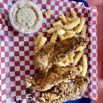 Galactic Fried Chicken - 3pc tenders with fries and cole slaw - Chicken Shop Near Me - Dayton, Kentucky